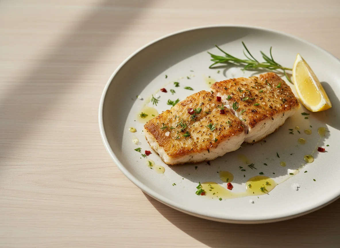 Pan-fried Fish Fillet photo