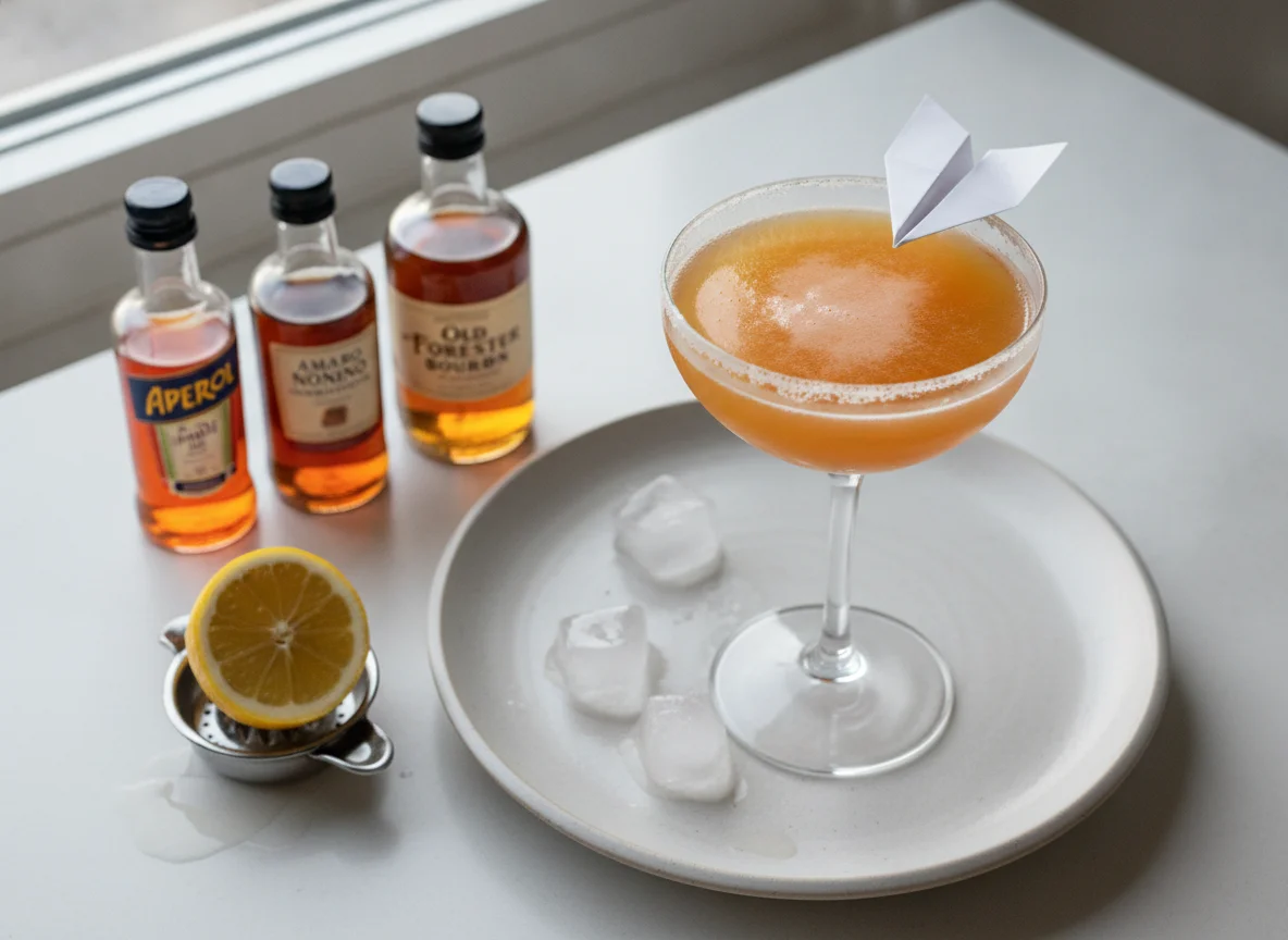 Paper Plane Cocktail photo