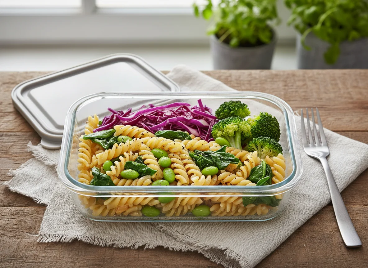Pasta and Vegetable Meal Prep photo