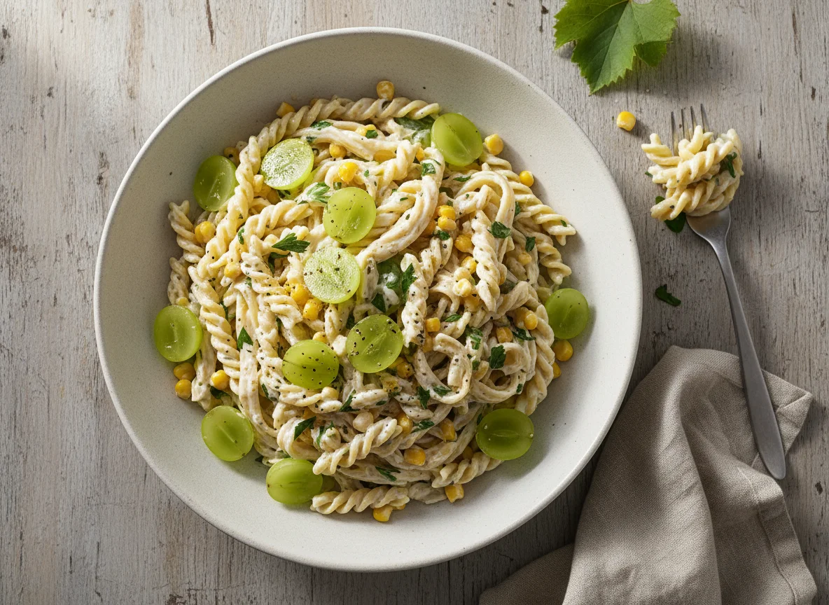 Pasta Salad with Grapes photo