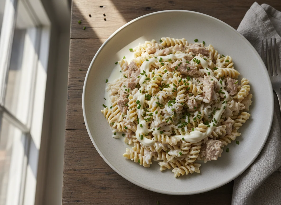 Pasta Salad with Rice and Milk photo