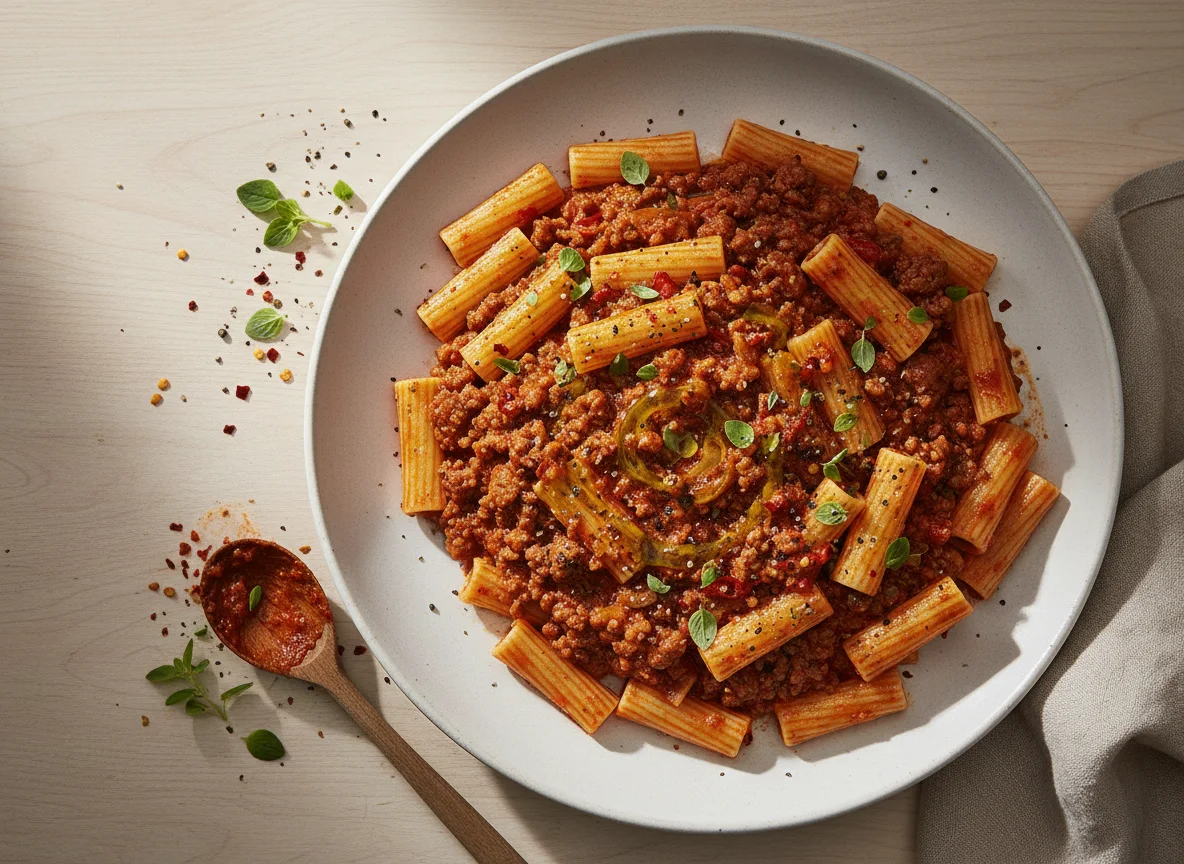 Pasta with Meat photo