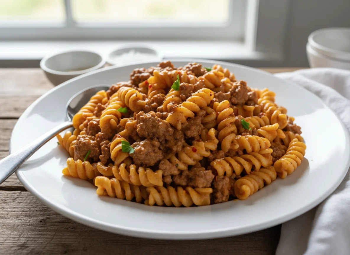 Pasta with Meat Sauce photo