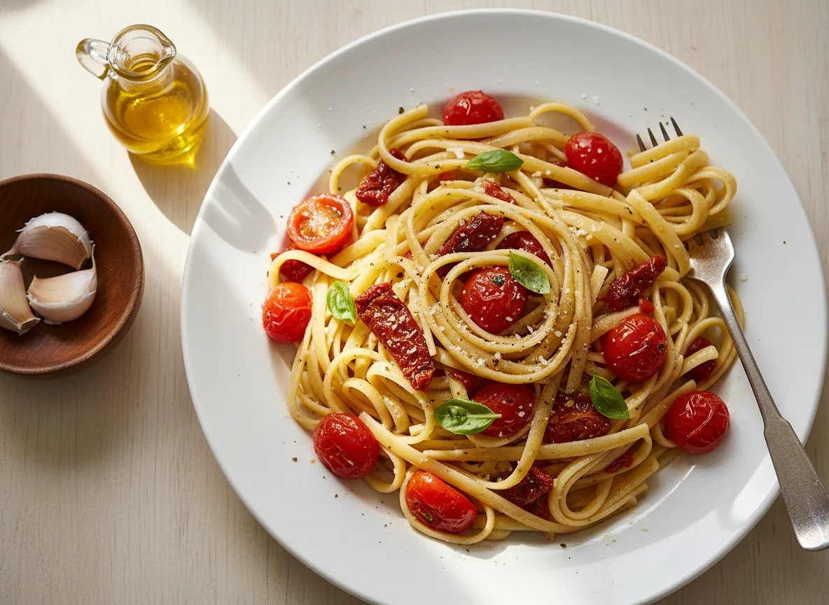 Pasta with Tomatoes photo