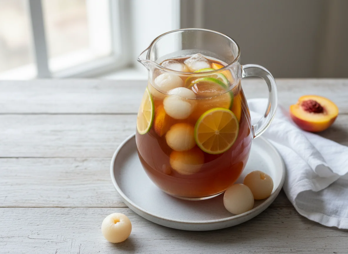Peach and Lychee Tea photo