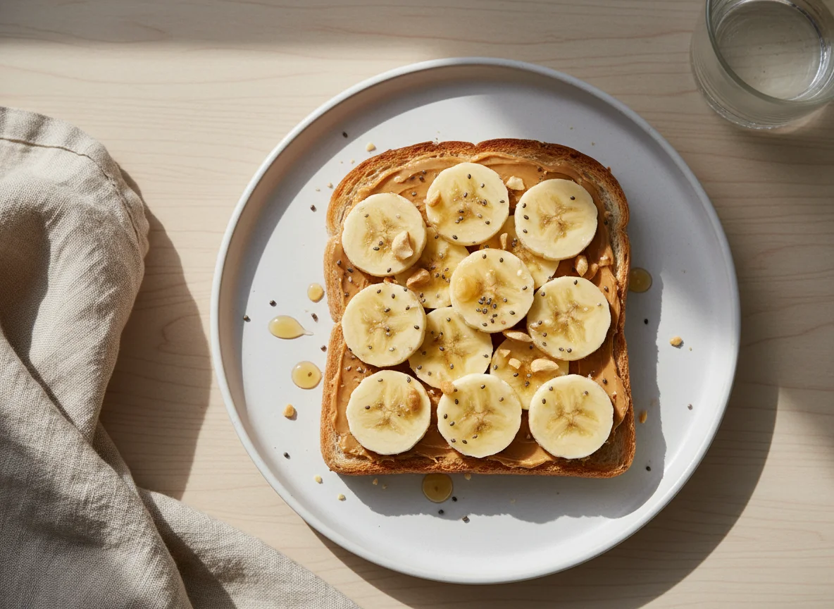 Peanut Butter and Banana Toast photo