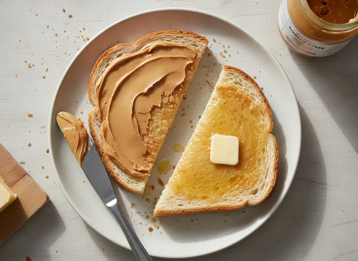 Peanut Butter and Buttered Toast photo