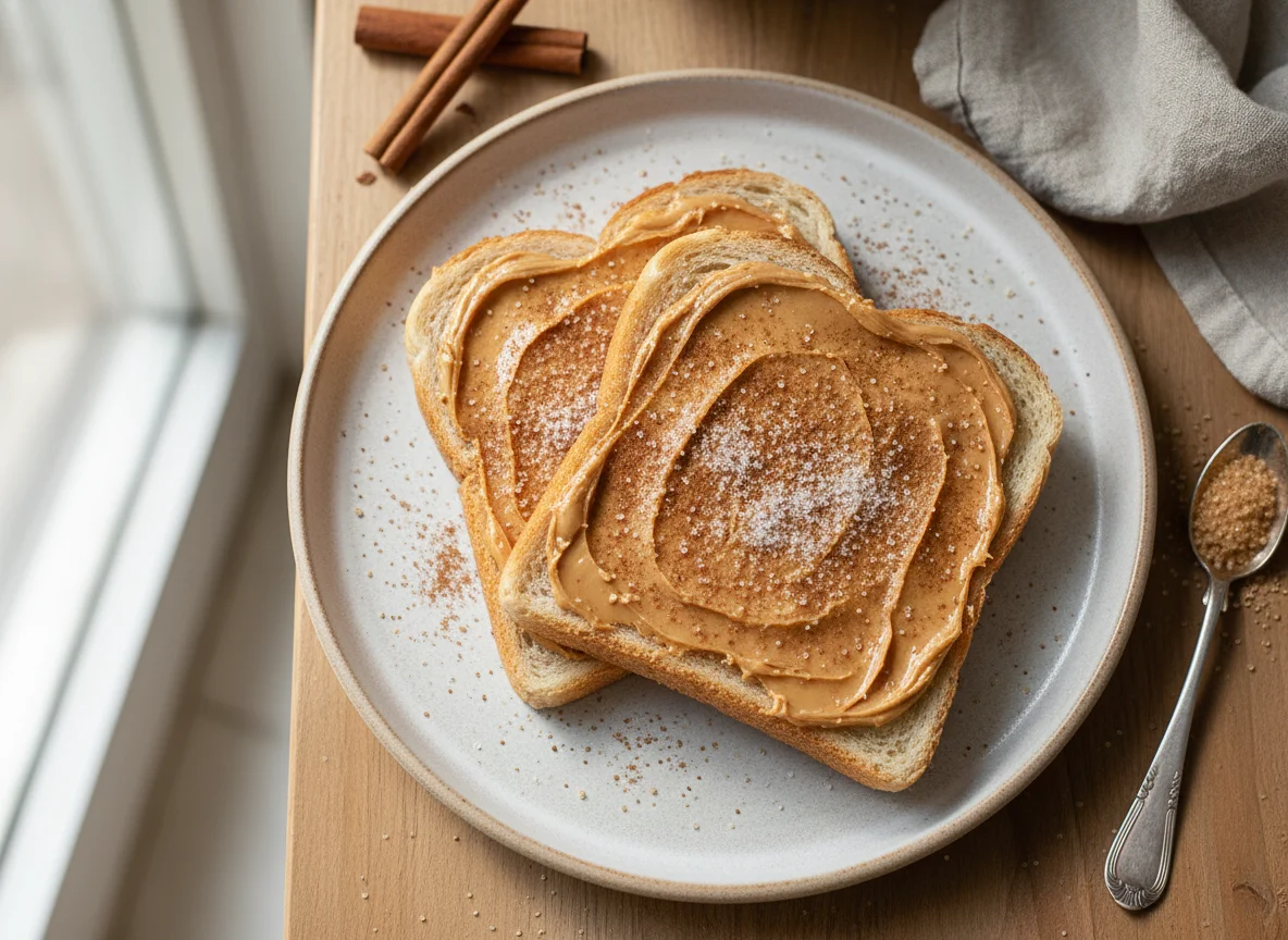 Peanut Butter and Cinnamon Sugar Toast photo