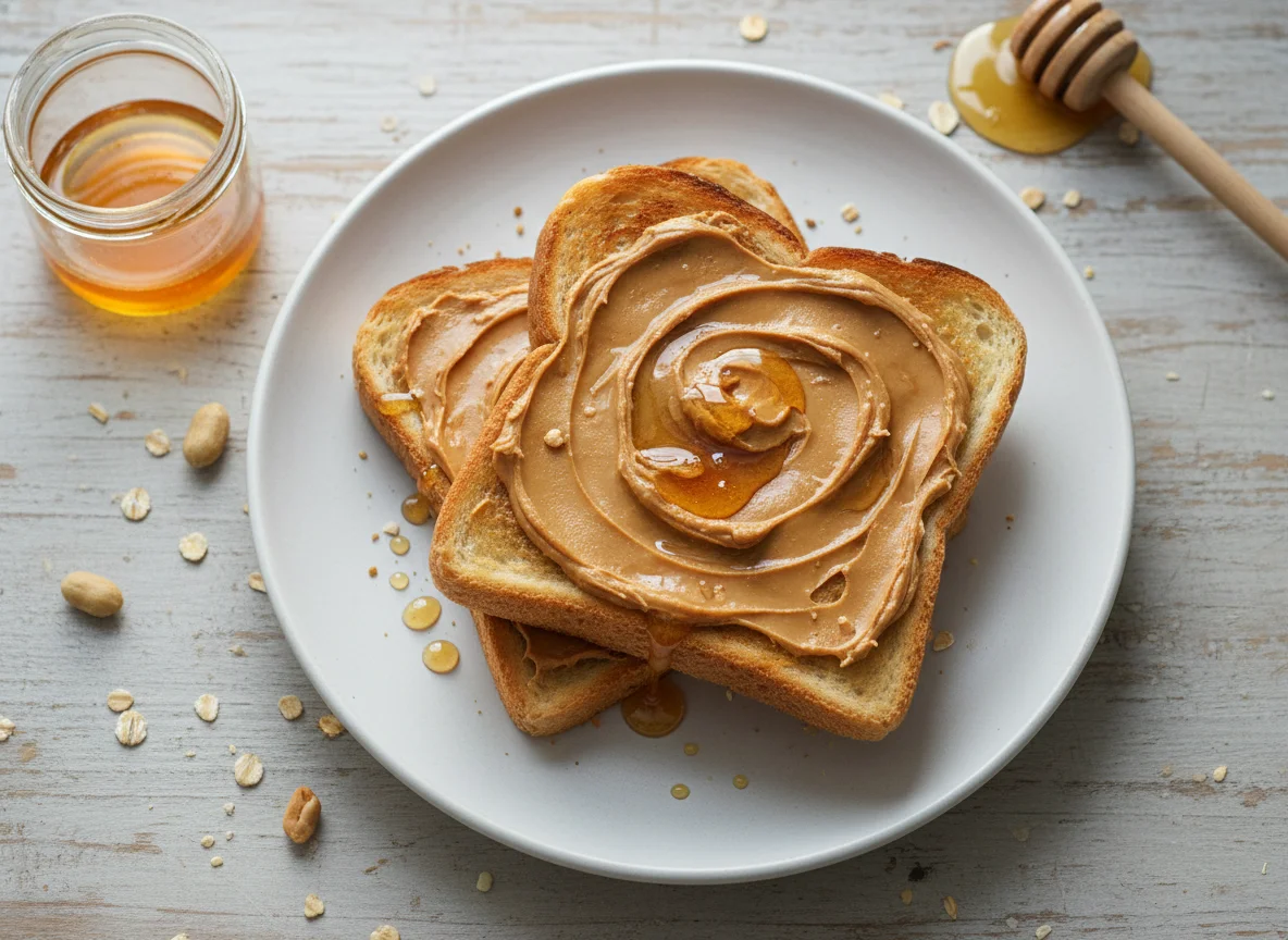 Peanut Butter and Honey Toast photo