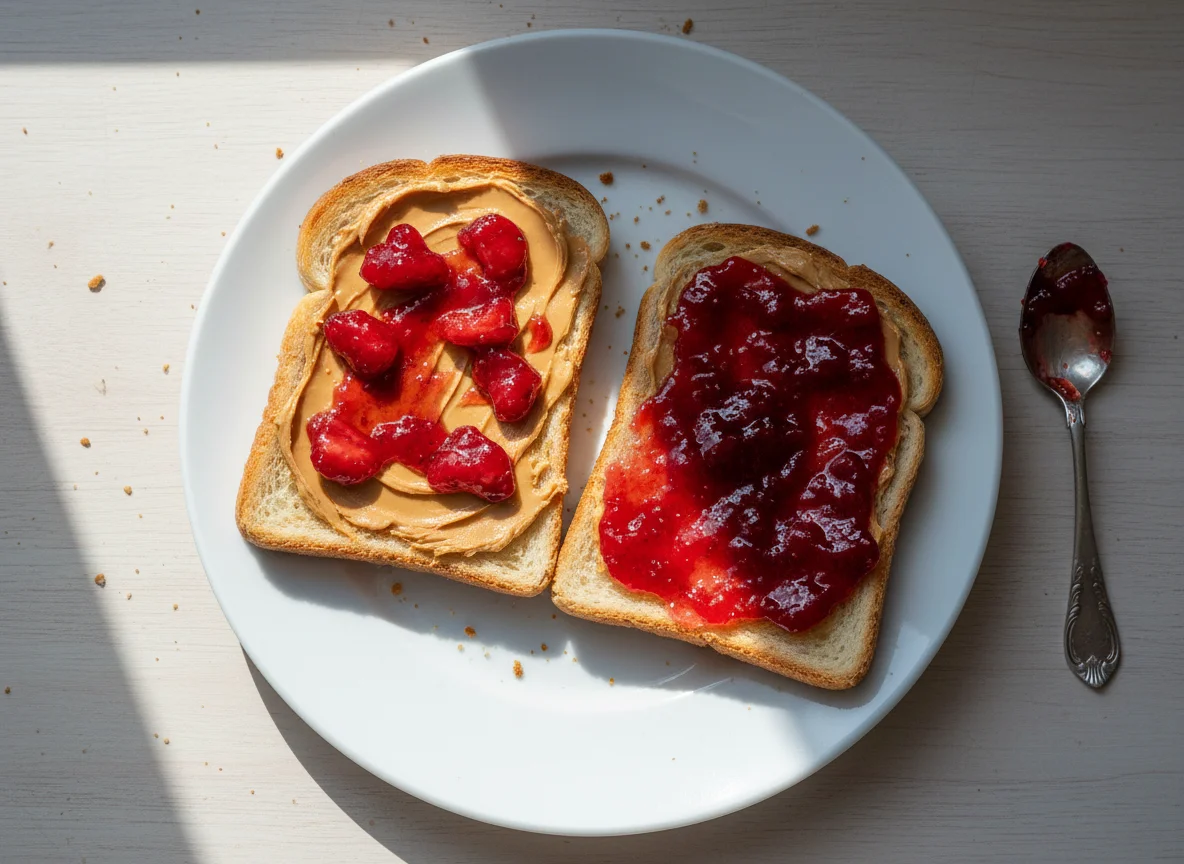 Peanut Butter and Jam Toast photo