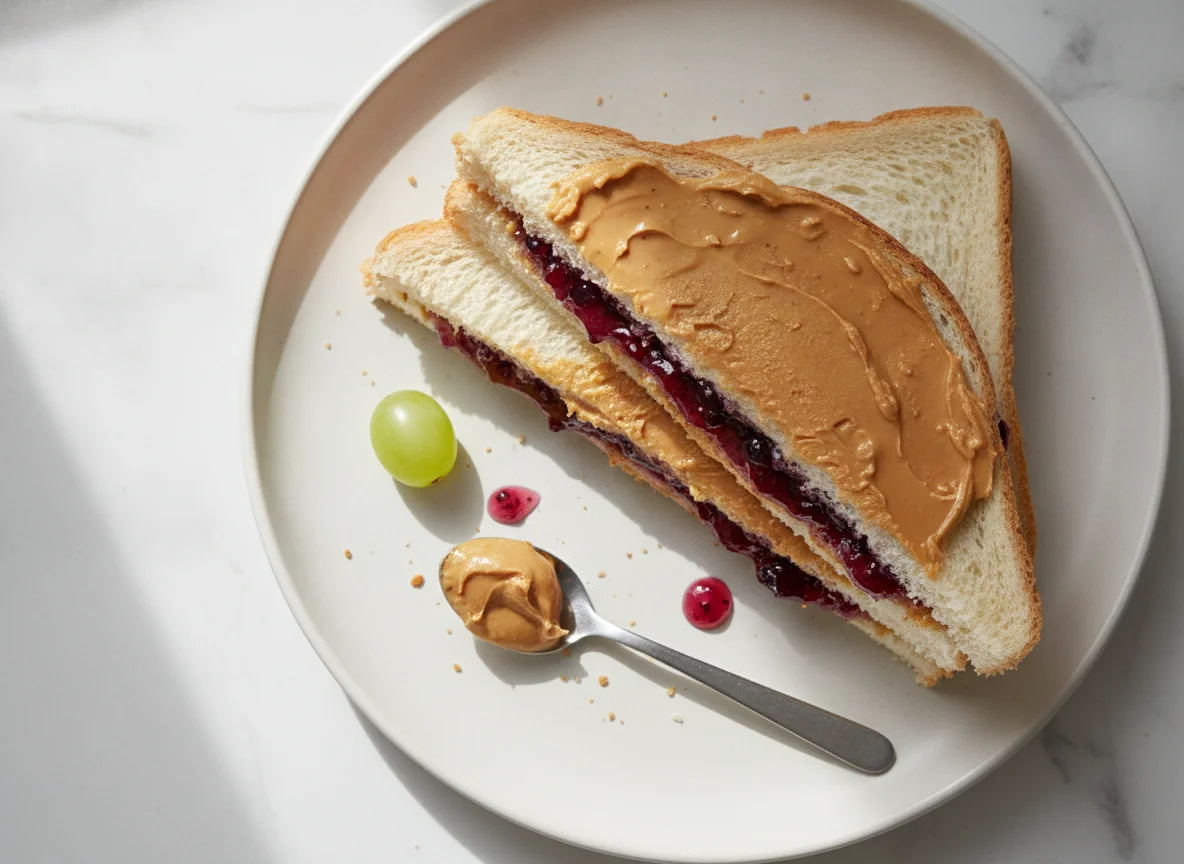 Peanut Butter and Jelly Sandwich photo