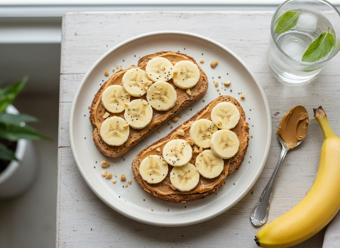 Peanut Butter Banana Toast photo