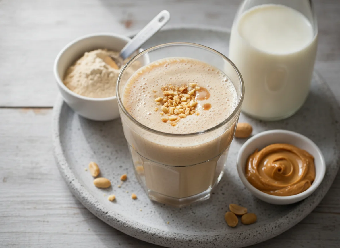 Peanut Butter Protein Smoothie photo
