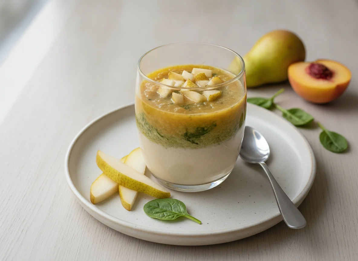 Pear & Peach Smoothie photo