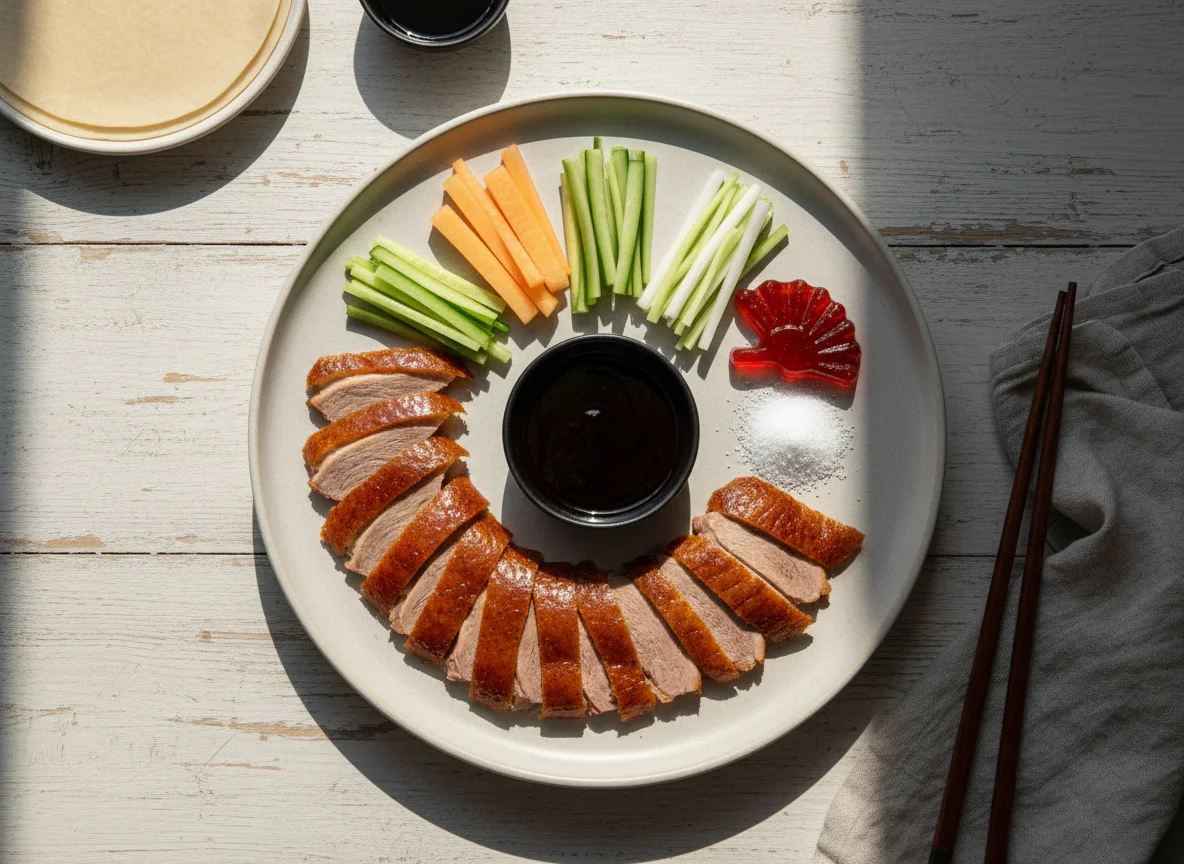 Peking Duck with Condiments photo