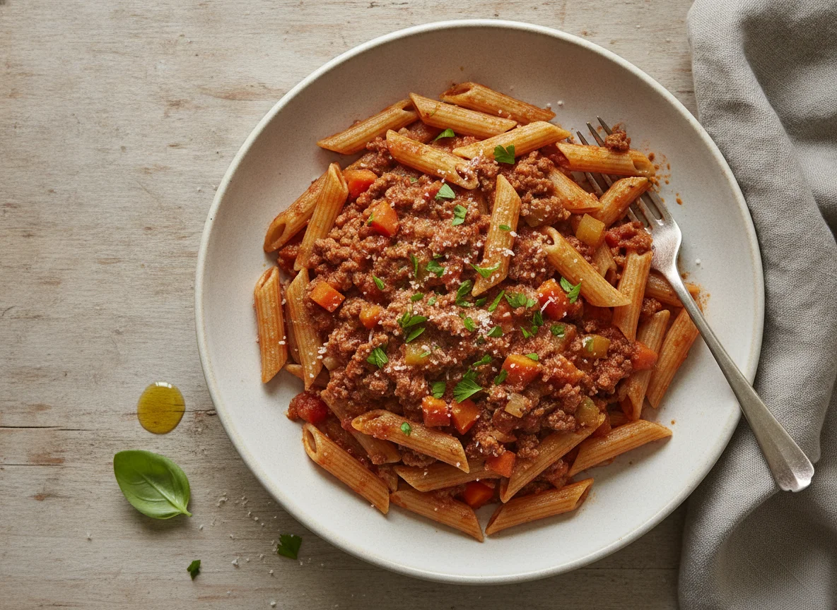 Penne Bolognese photo