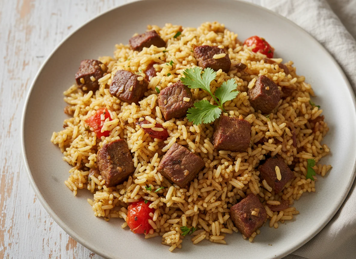 Pilau with Beef photo
