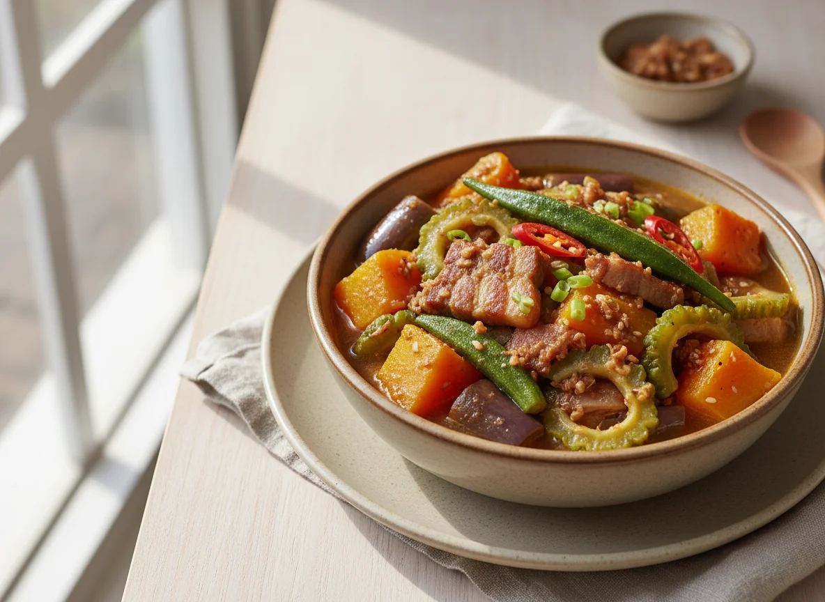 Pinakbet with Shrimp Paste photo