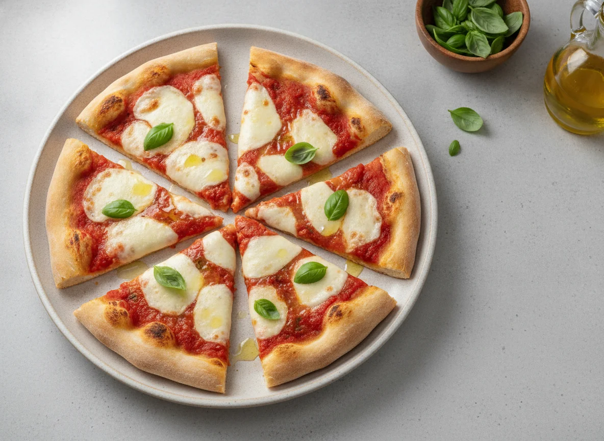 Pizza Margherita Slices photo