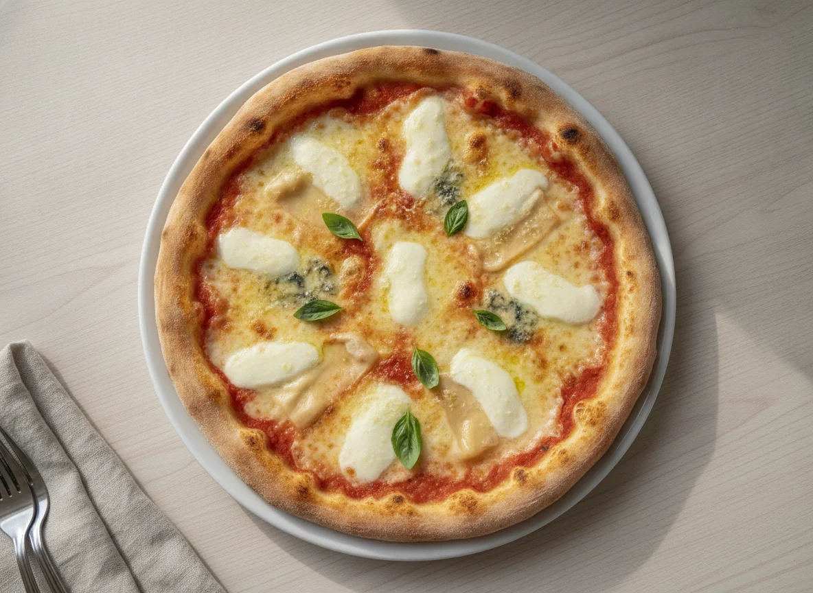 Pizza Quattro Formaggi photo