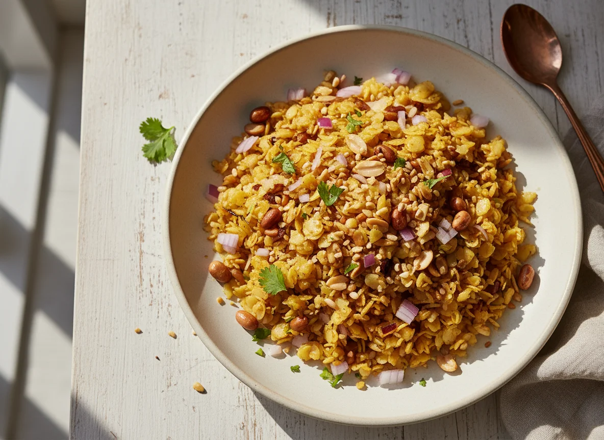 Poha (Flattened Rice) photo