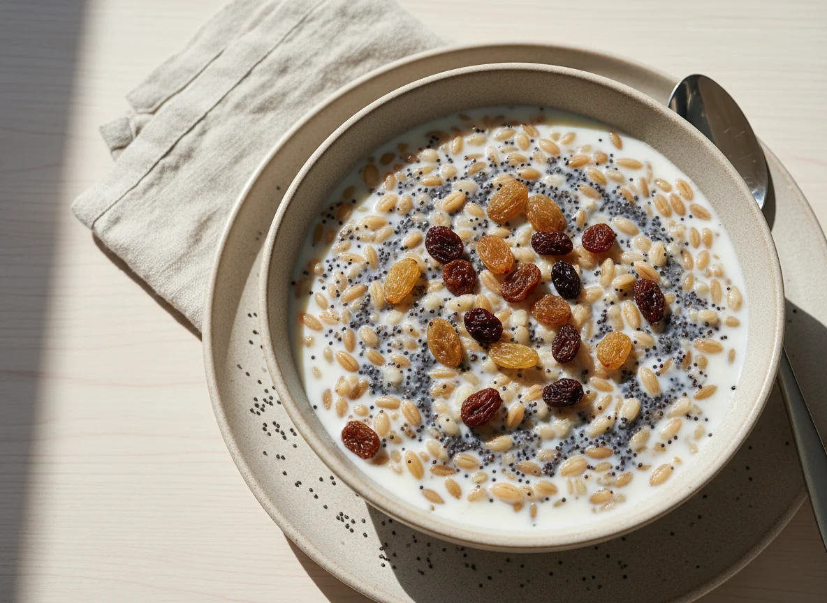 Poppy Seed and Grain Porridge photo