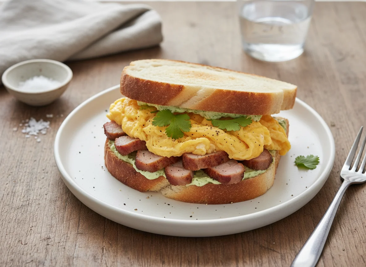 Pork and Egg Sandwich photo