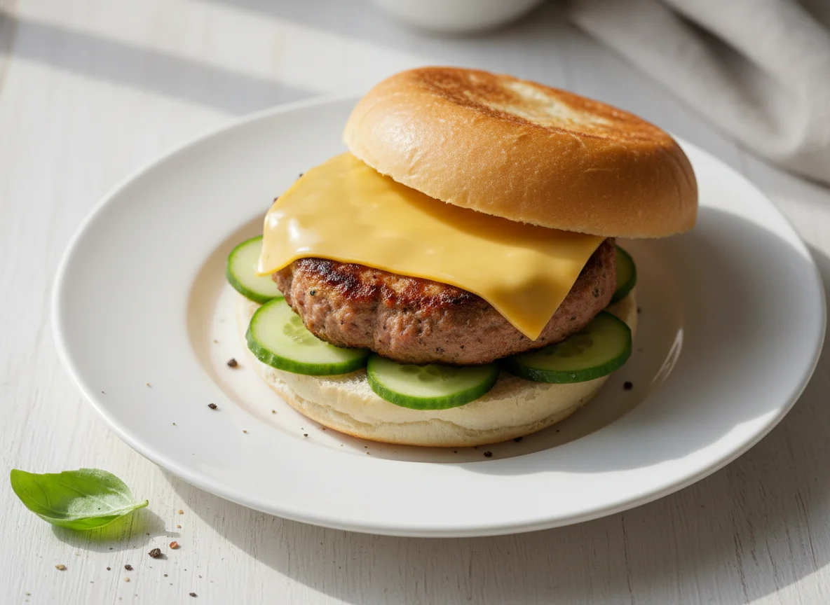 Pork Patty Sandwich photo