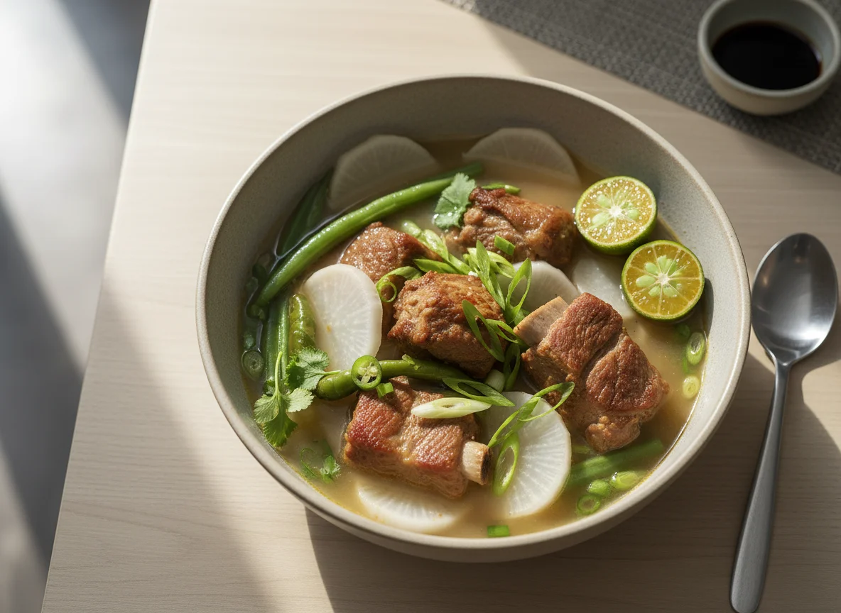 Pork Sinigang with Radish photo