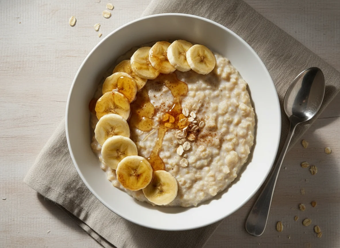 Porridge with Banana and Honey photo