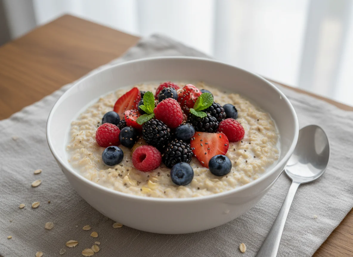 Porridge with Berries photo