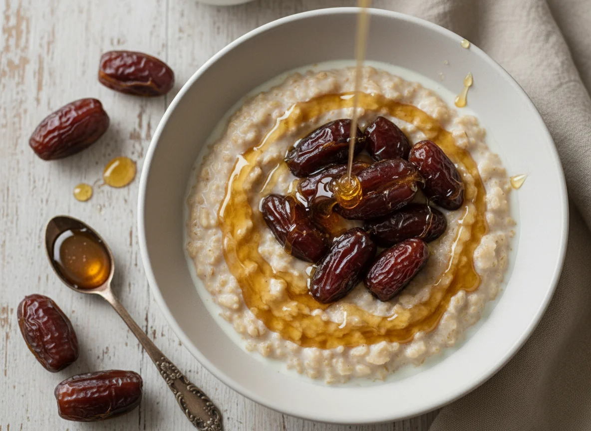 Porridge with Dates and Honey photo