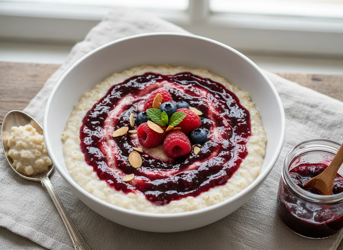 Porridge with Jam photo