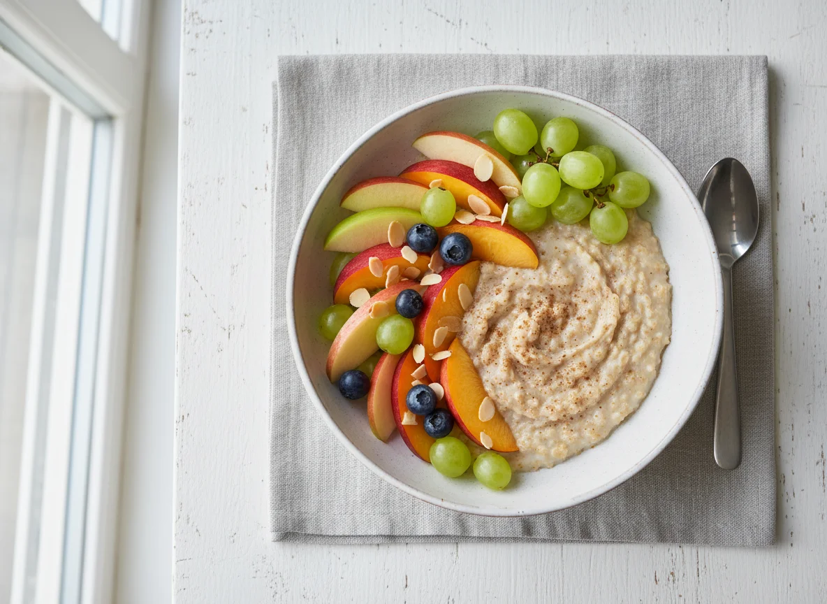 Porridge with Mixed Fruit photo