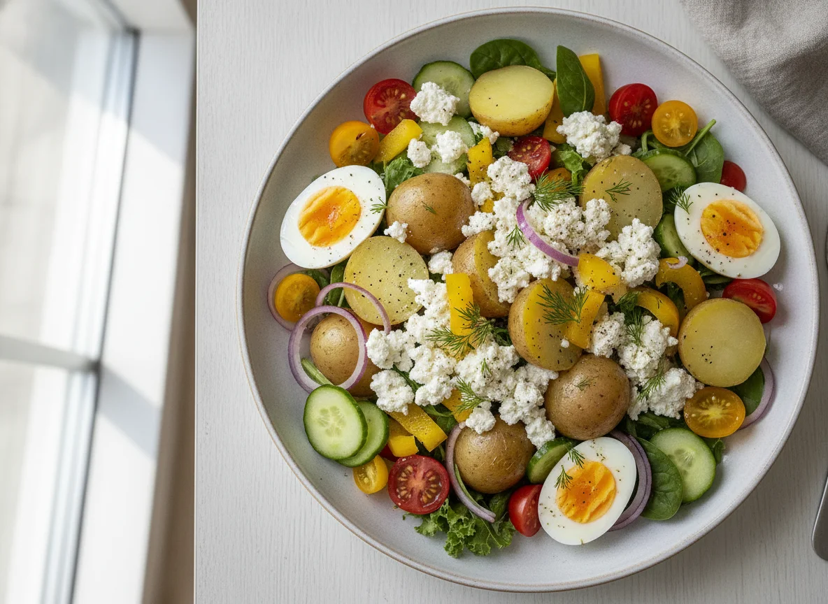 Potato and Cottage Cheese Salad photo