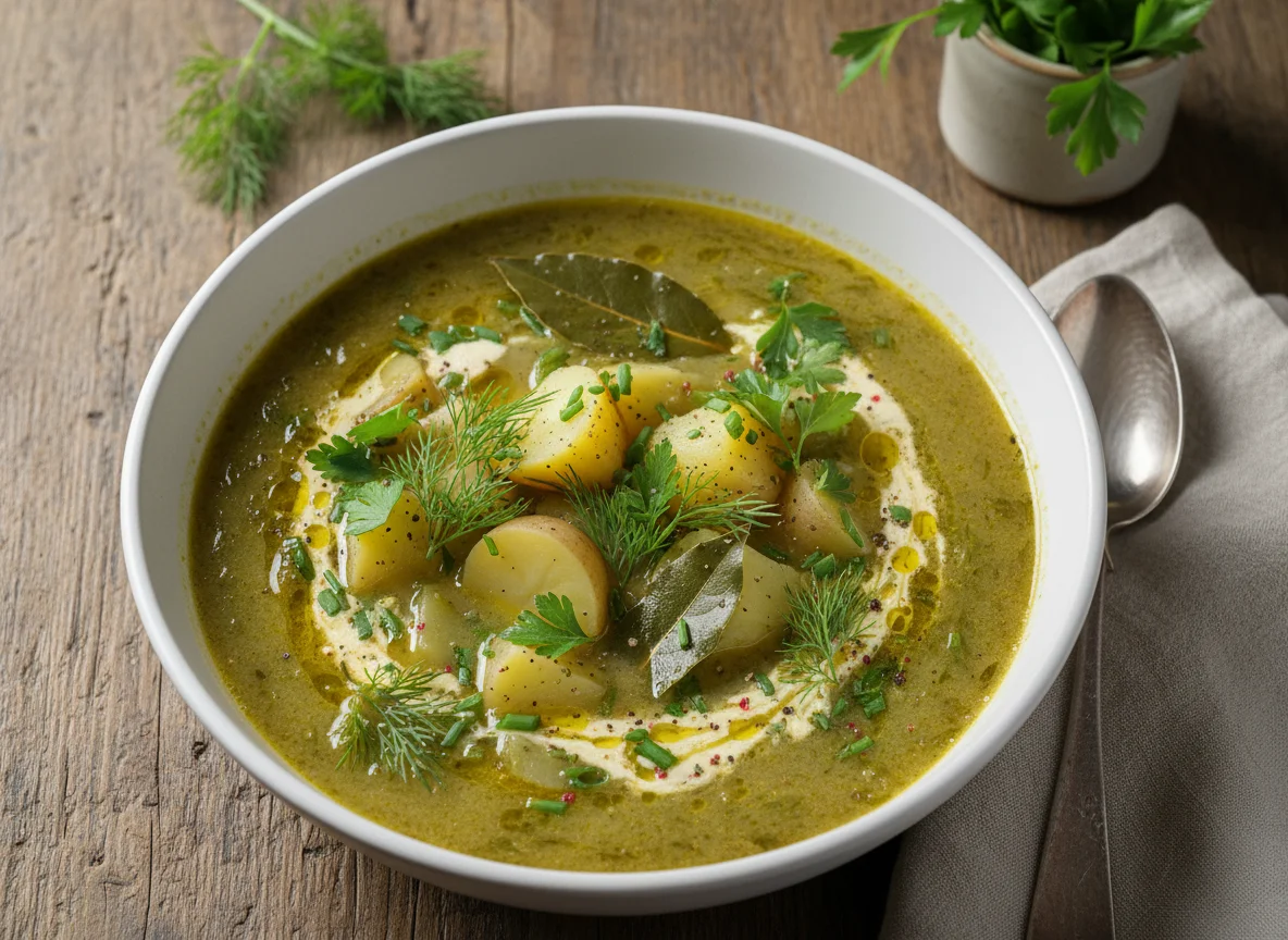 Potato and Herb Soup photo