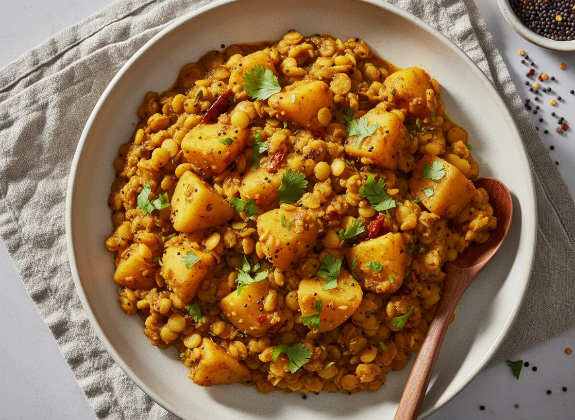 Potato and Lentil Curry (Aloo Dal) photo