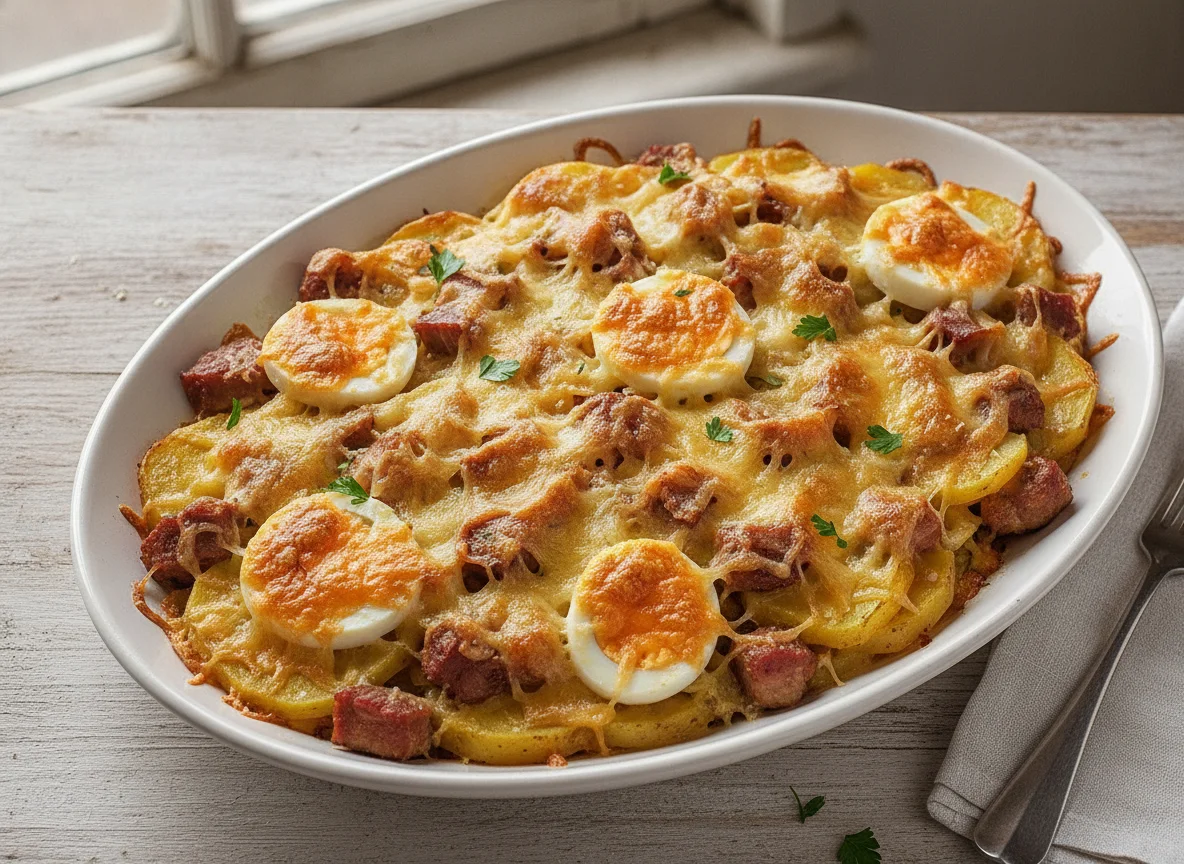 Potato and Meat Casserole photo