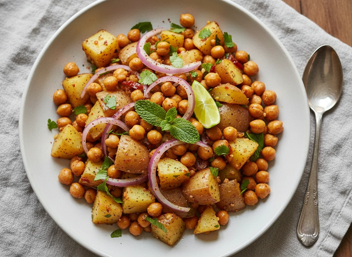 Potato and Peanut Chaat photo