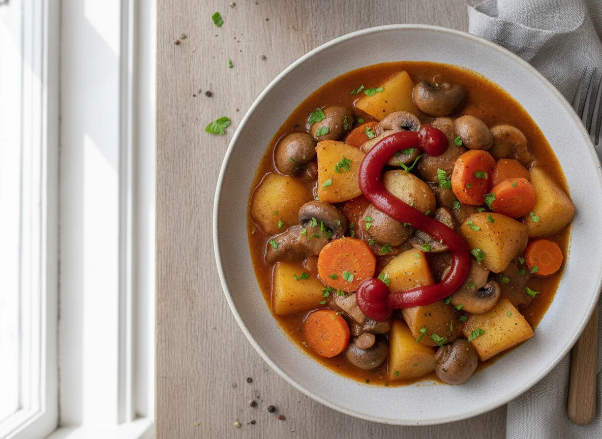 Potato and Vegetable Stew with Ketchup photo