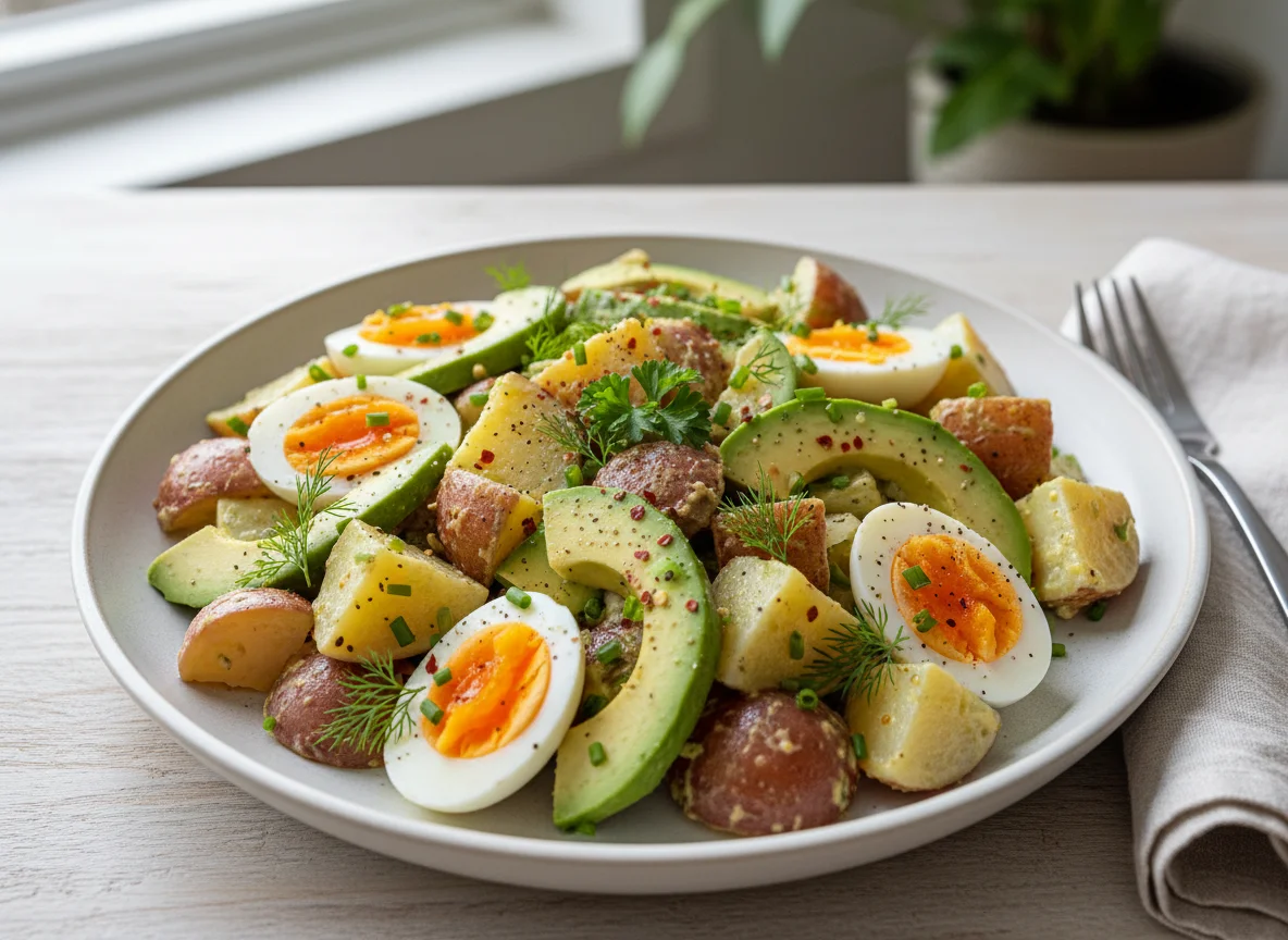 Potato, Egg, and Avocado Salad photo