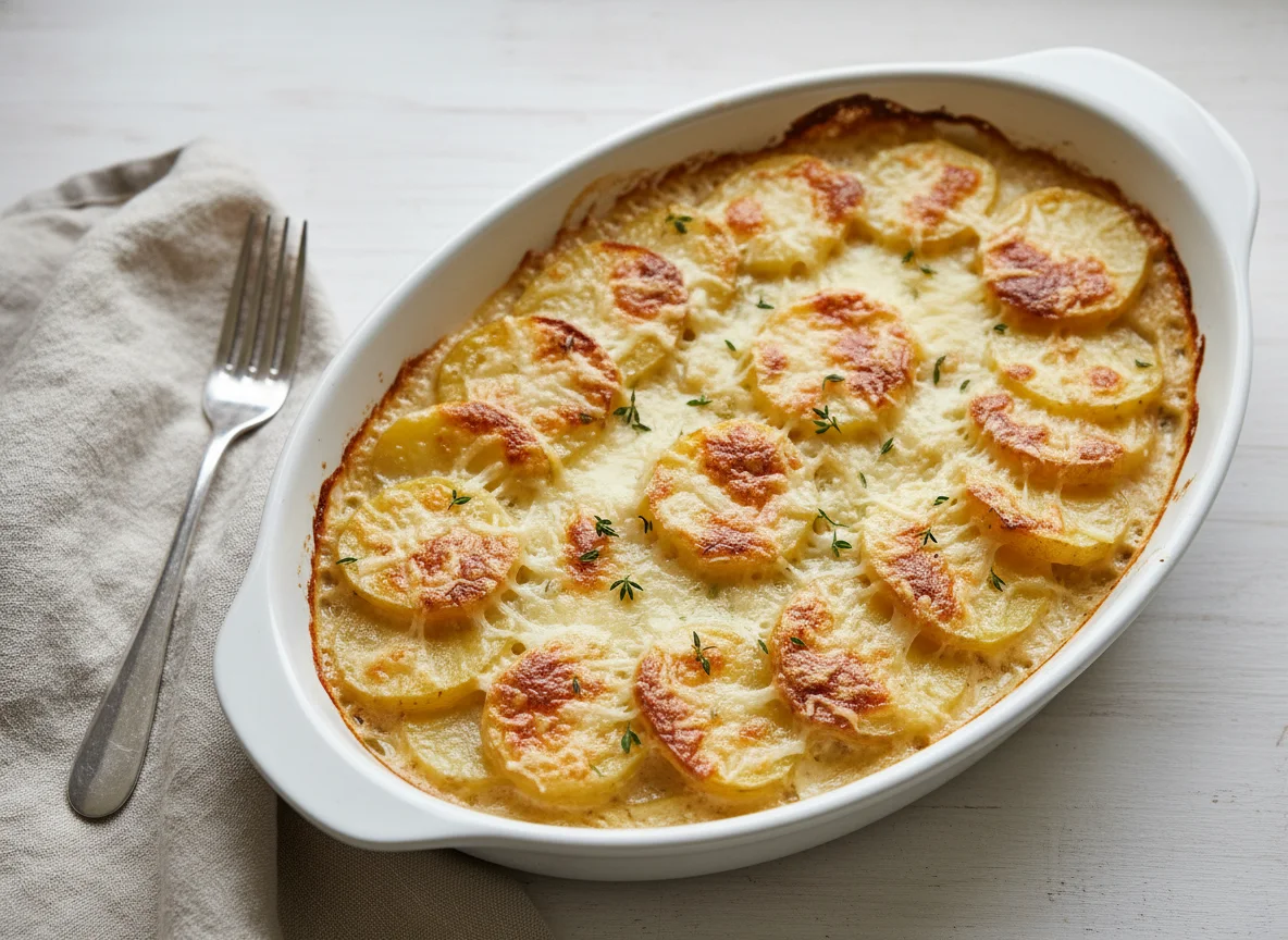 Potato Gratin with Cheese photo