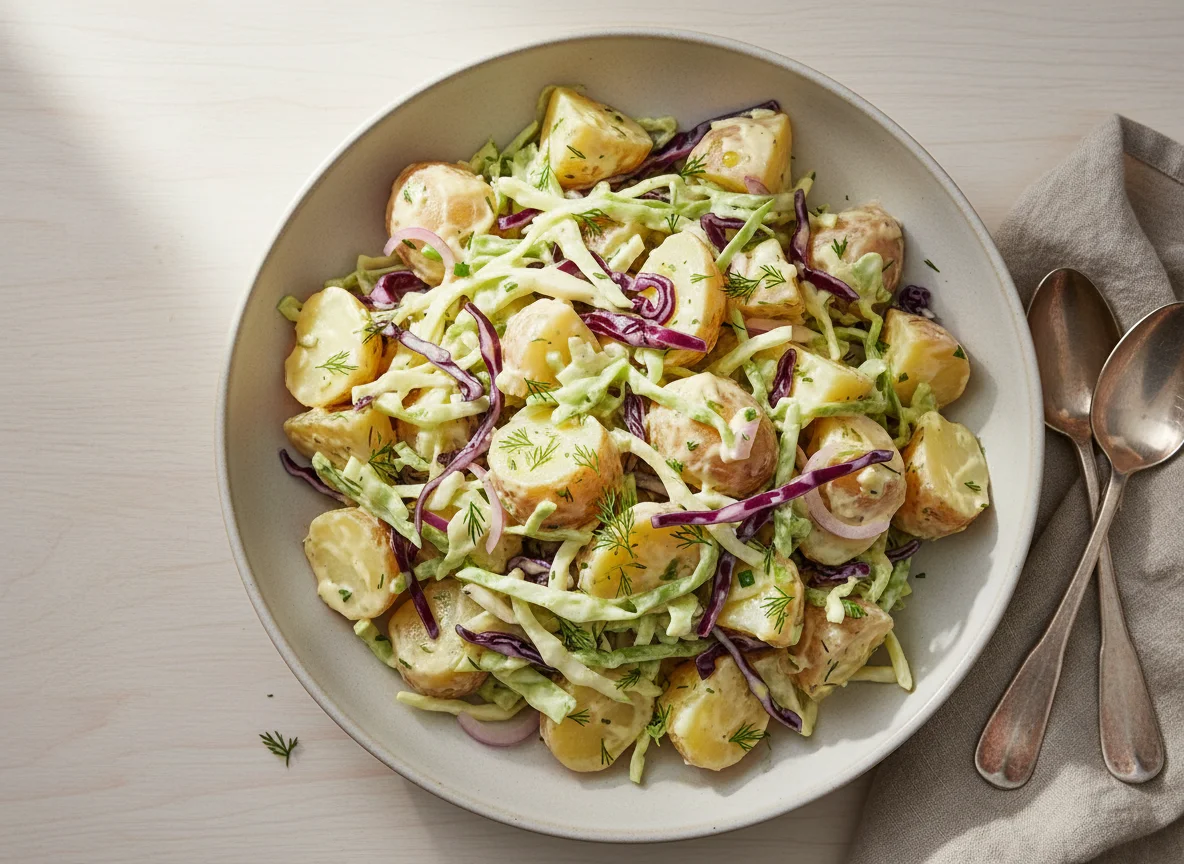 Potato Salad with Cabbage photo