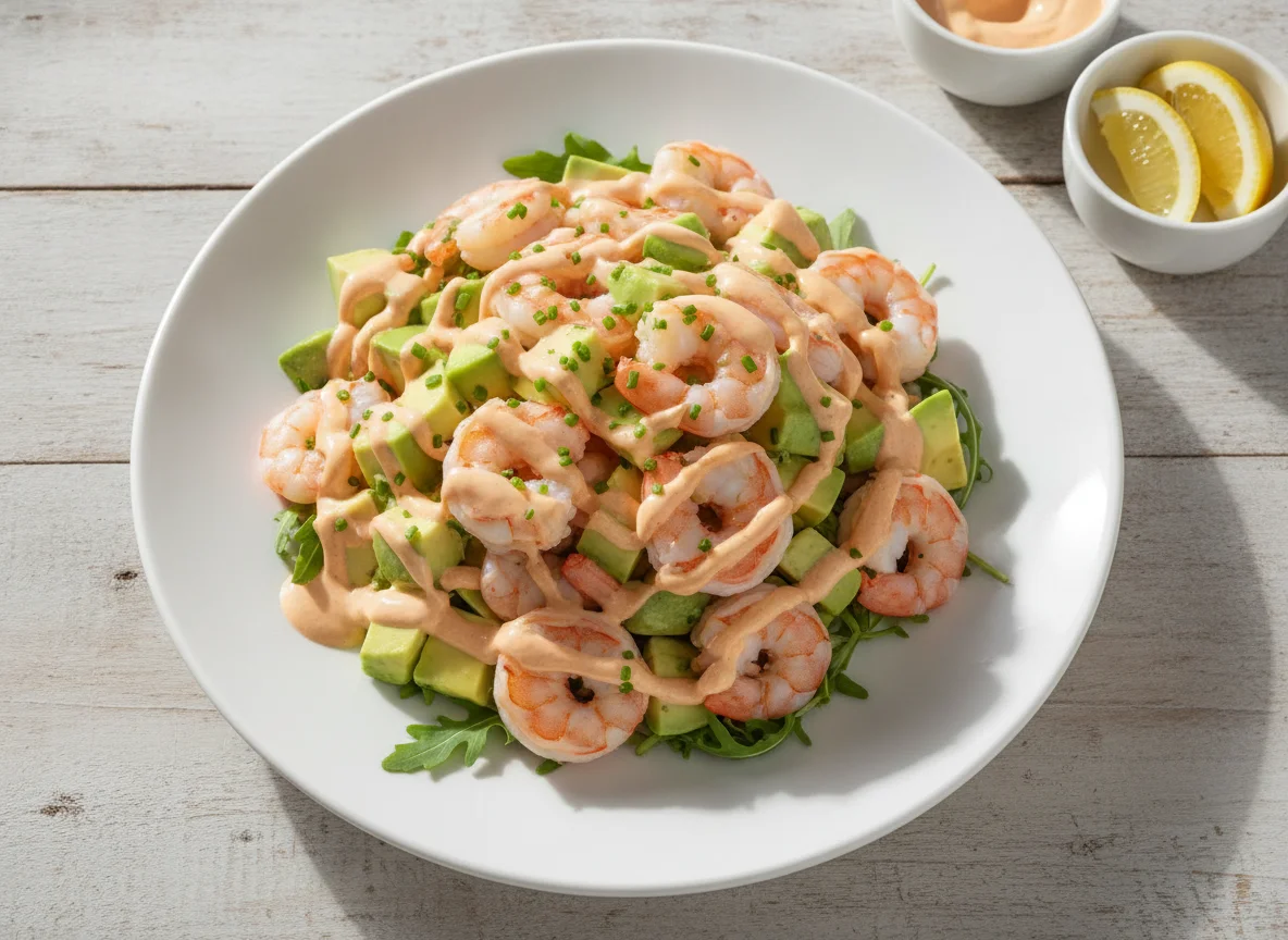 Prawn and Avocado Salad with Marie Rose Sauce photo