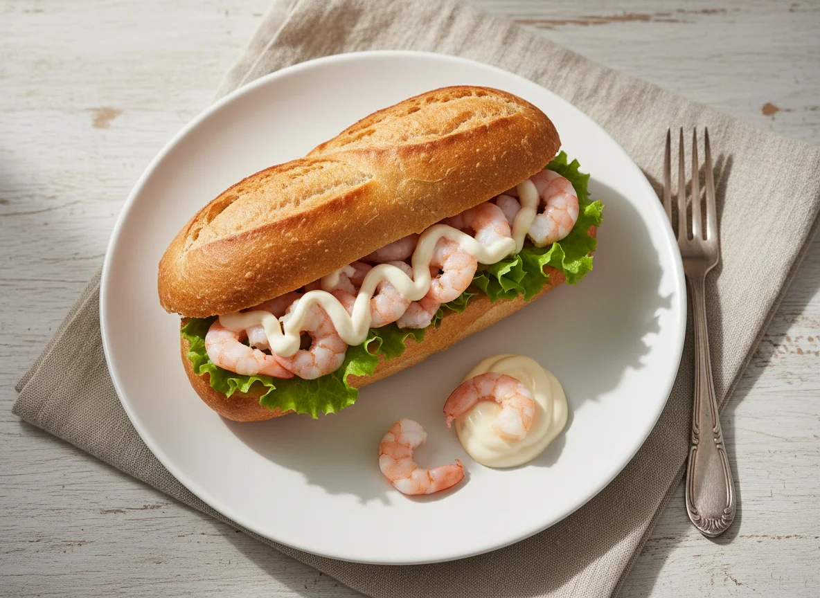Prawn and Mayonnaise Roll photo