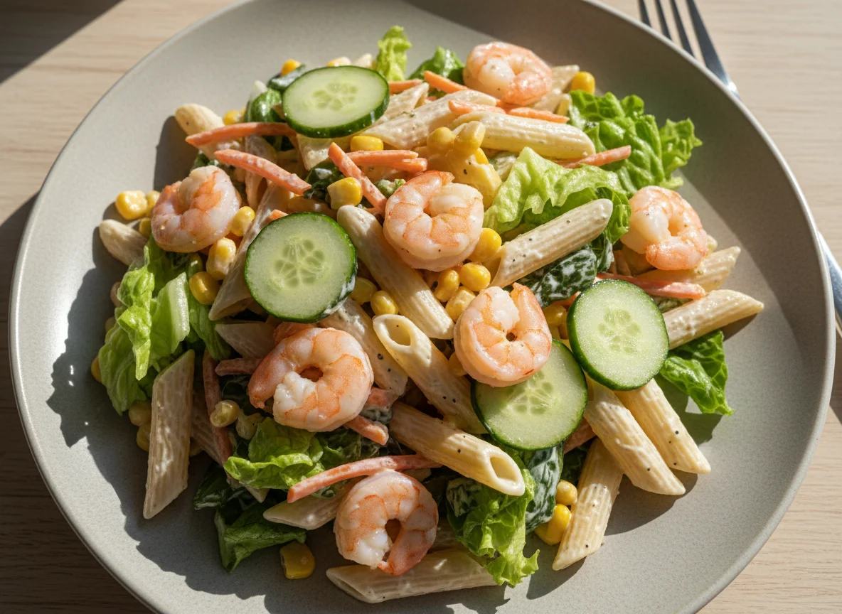 Prawn and Pasta Salad photo