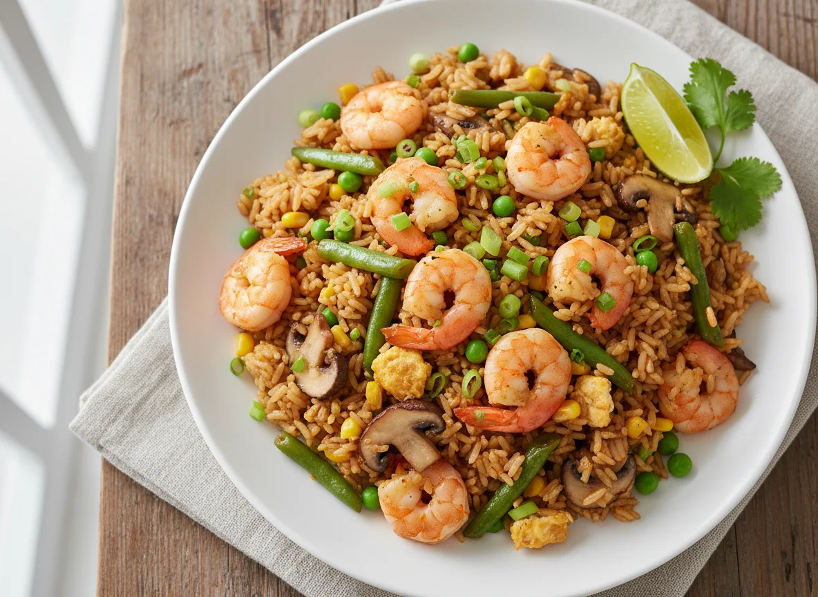 Prawn and Vegetable Fried Rice photo