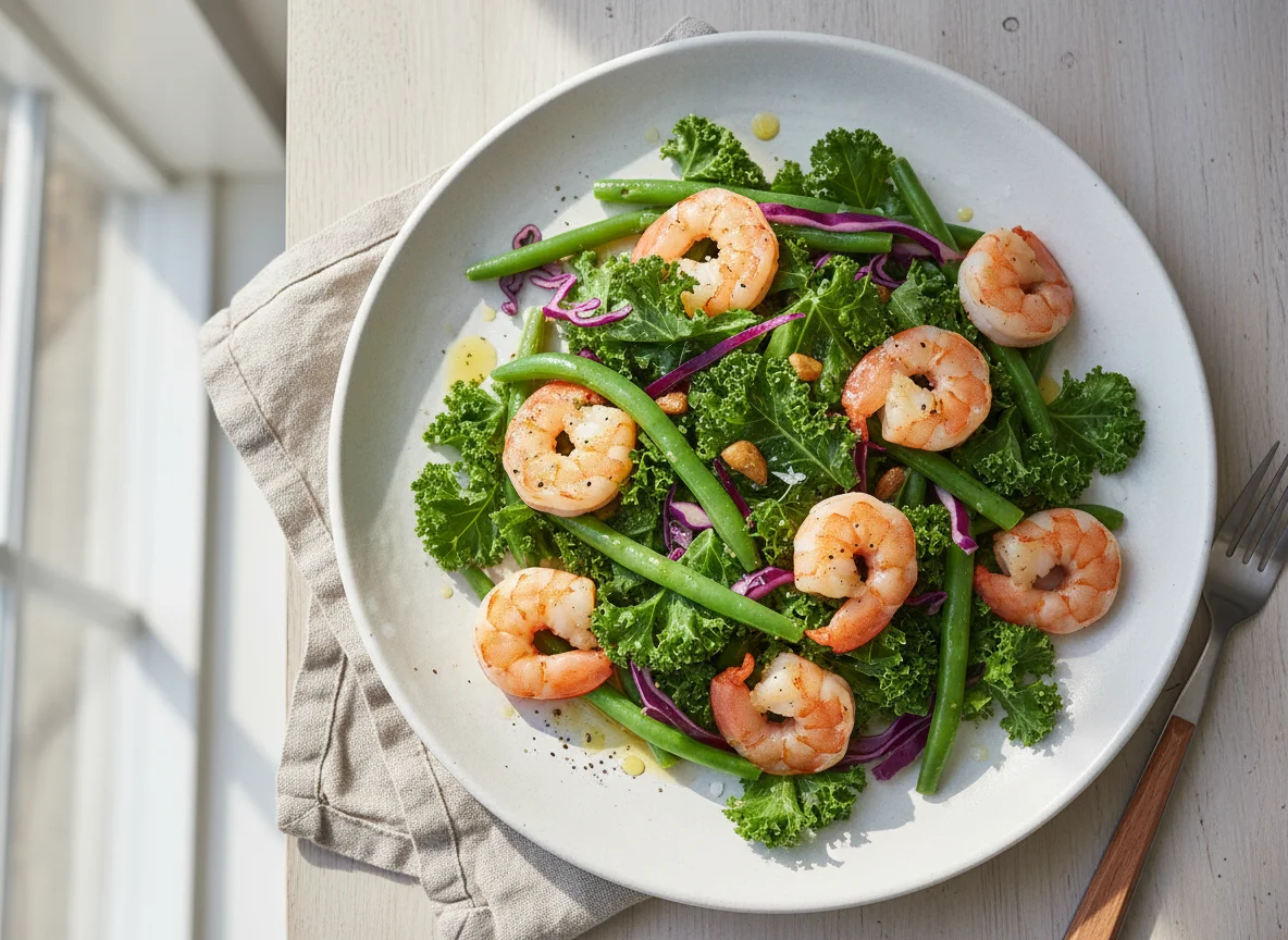 Prawn and Vegetable Salad photo