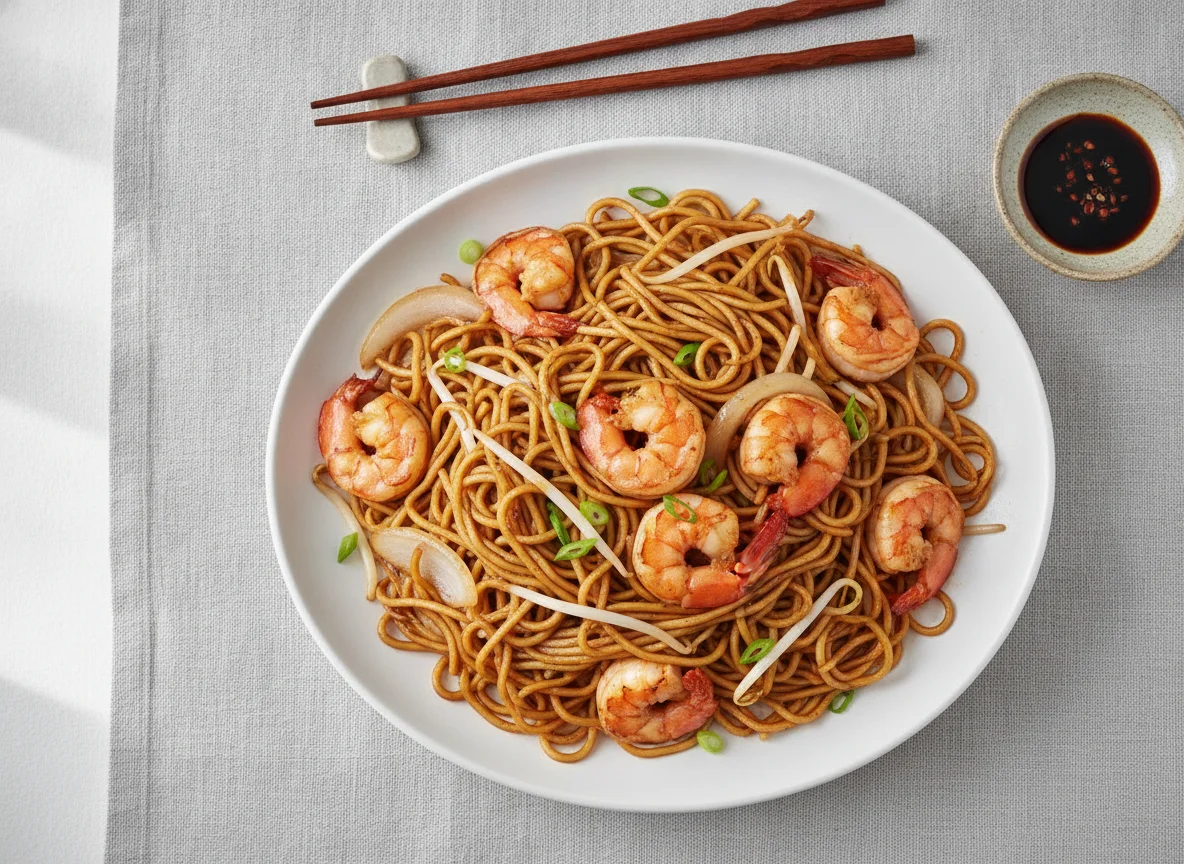 Prawn Chow Mein photo