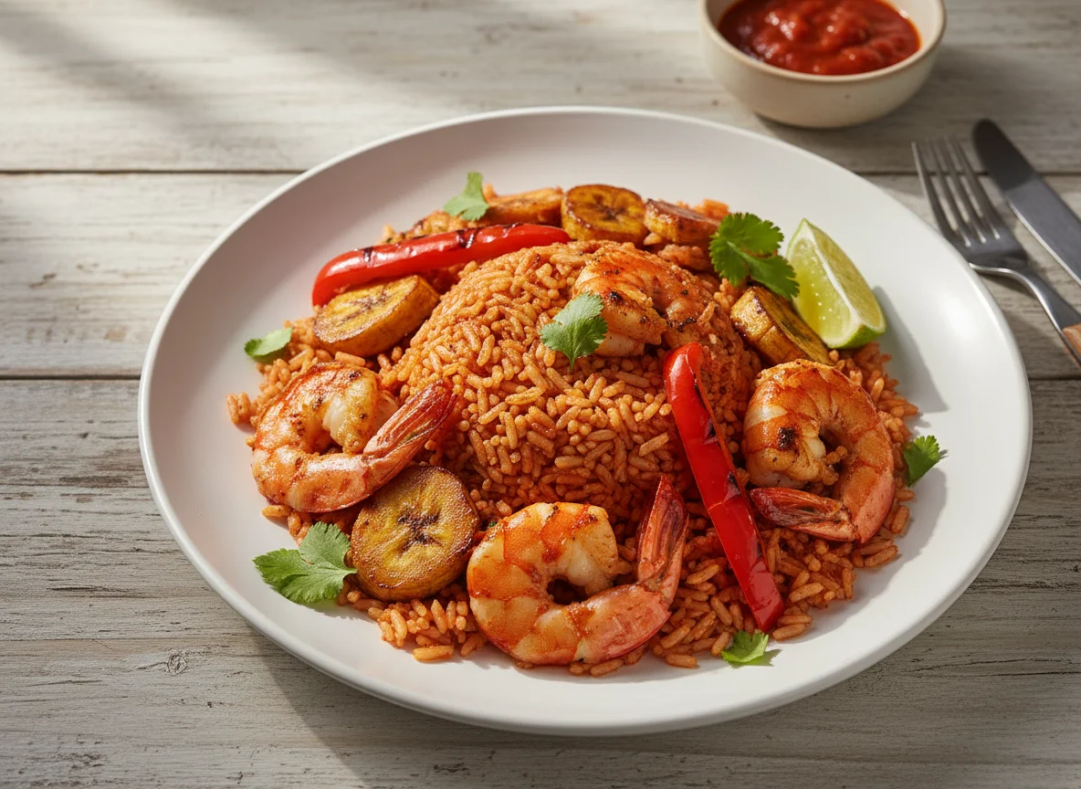 Prawn Jollof Rice photo